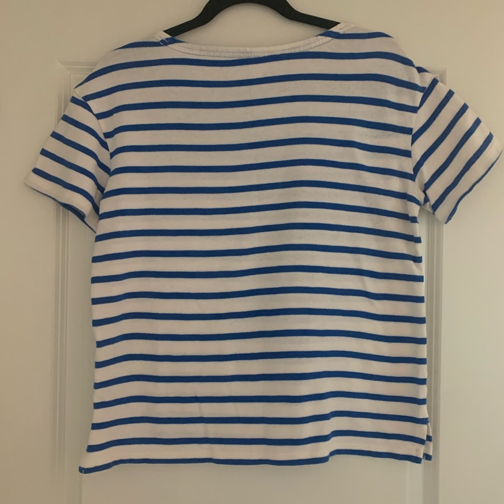 Old Navy Boat Neck Stripped Short sleeve tee, SZ M